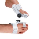 Corrector de juanetes Tech Love para mujeres y hombres. Alisador ortopédico para juanetes. Férula de juanete ajustable con almohadilla interior de silicona para alivio de juanetes (1 unidad)