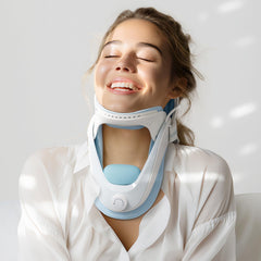 LK ADV Cervical Neck Traction Device – Adjustable Ergonomic Neck Stretcher & Brace with Airbag Support for Pain Relief & Spine Alignment