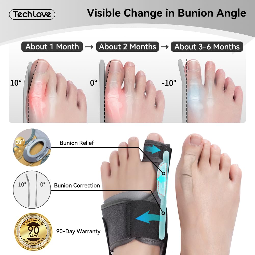 Tech Love Bunion Corrector Adjustable Bunion Splint