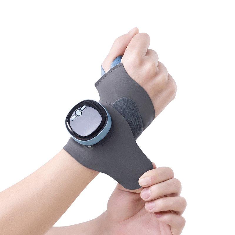 Tech Love WD1 Smart Heated Wrist Brace – EMS Electric Massage & Vibration Therapy, Rechargeable Heating Wrap for Tenosynovitis Relief